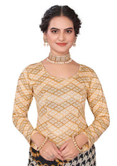 StylesIndia Women's Cotton Lycra Stretchable Printed Full Sleeve Crew Neck Basic Tee – Trendy & Comfortable DN-Arya